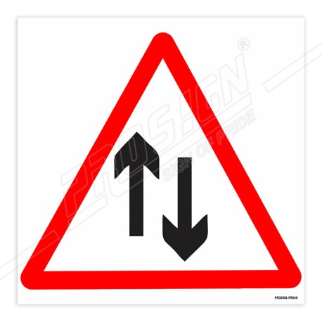 Two Way Road Safety Sign| Protector FireSafety