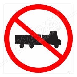 No Heavy Vehicle Road Safety Sign| Protector FireSafety