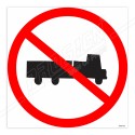 No Heavy Vehicle Road Safety Sign| Protector FireSafety
