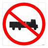 No Heavy Vehicle Road Safety Sign| Protector FireSafety