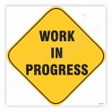 Work In Progress Road Safety Sign| Protector FireSafety