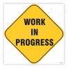 Work In Progress Road Safety Sign| Protector FireSafety