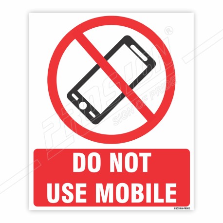 Do Not Use Mobile Road Safety Sign| Protector FireSafety