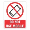 Do Not Use Mobile Road Safety Sign| Protector FireSafety