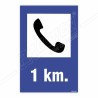 Telephone Ahead Road Safety Sign | Protector FireSafety