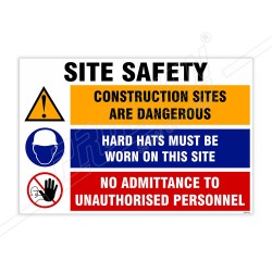General Instruction Site Safety Sign| Protector FireSafety