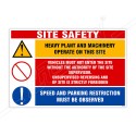 General Instruction Site Safety Sign| Protector FireSafety