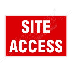 Site Access Site Safety Sign| Protector FireSafety
