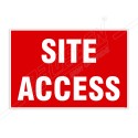 Site Access Site Safety Sign| Protector FireSafety