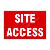 Site Access Site Safety Sign| Protector FireSafety