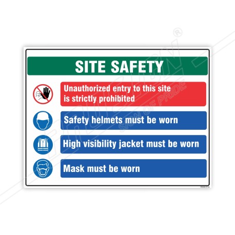 Instruction Site Safety Sign| Protector FireSafety