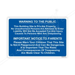 Instruction Site Safety Sign| Protector FireSafety