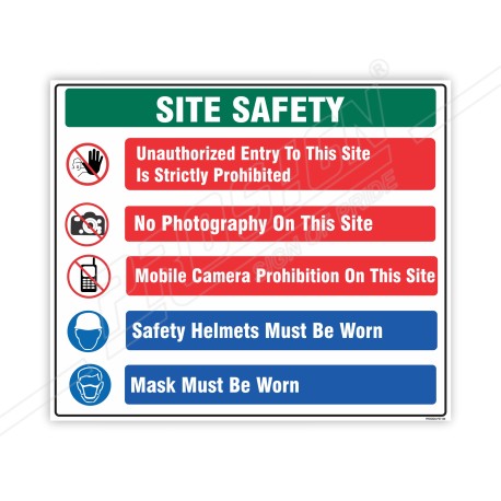 Instruction Site Safety Sign| Protector FireSafety