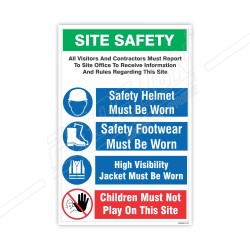 Instruction Site Safety Sign| Protector FireSafety