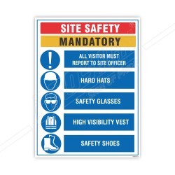 Instruction Site Safety Sign| Protector FireSafety