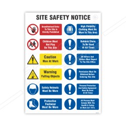 Instruction Site Safety Sign| Protector FireSafety