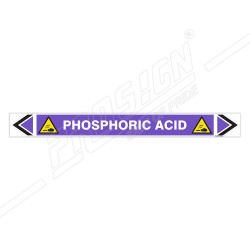 Phosphoric Acid Marking Sticker Sign| Protector FireSafety