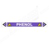 Phenol Acid Pipe Marking Sticker Sign| Protector FireSafety
