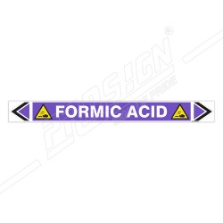Formic Acid Pipe Marking Sticker Sign| Protector FireSafety
