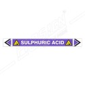 Sulphuric Acid Pipe Marking Sticker Sign| Protector FireSafety