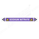 Sodium Nitrate Pipe Marking Sticker Sign| Protector FireSafety