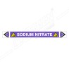 Sodium Nitrate Pipe Marking Sticker Sign| Protector FireSafety