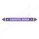 Caustic Soda Pipe Marking Sticker Sign| Protector FireSafety