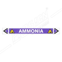 Ammonia Pipe Marking Sticker Sign| Protector FireSafety