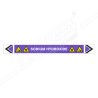 Sodium Hydroxide Pipe Marking Sticker Sign| Protector FireSafety