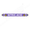 Nitric Acid Pipe Marking Sticker Sign| Protector FireSafety