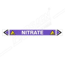 Nitrate Pipe Marking Sticker Sign| Protector FireSafety