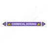 Chemical Dosing Pipe Marking Sticker Sign| Protector FireSafety
