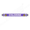 Chlorine Pipe Marking Sticker Sign| Protector FireSafety