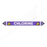 Chlorine Pipe Marking Sticker Sign| Protector FireSafety