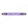 Detergent Pipe Marking Sticker Sign| Protector FireSafety