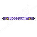 Flocculant Pipe Marking Sticker Sign| Protector FireSafety