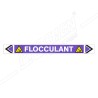 Flocculant Pipe Marking Sticker Sign| Protector FireSafety