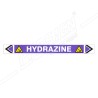 Hydrazine Pipe Marking Sticker Sign| Protector FireSafety