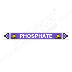 Phosphate Pipe Marking Sticker Sign| Protector FireSafety