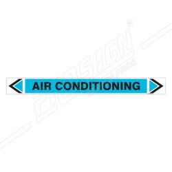 Air Conditioning Pipe Marking Sticker Sign| Protector FireSafety
