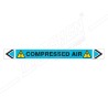 Compressed Air Pipe Marking Sticker Sign| Protector FireSafety