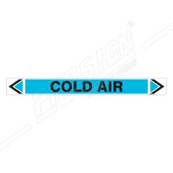 Cold Air Pipe Marking Sticker Sign| Protector FireSafety