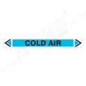Cold Air Pipe Marking Sticker Sign| Protector FireSafety