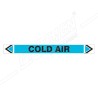 Cold Air Pipe Marking Sticker Sign| Protector FireSafety