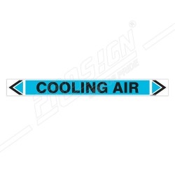 Cooling Air Pipe Marking Sticker Sign| Protector FireSafety