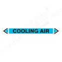 Cooling Air Pipe Marking Sticker Sign| Protector FireSafety