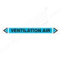 Ventilation Air Pipe Marking Sticker Sign| Protector FireSafety