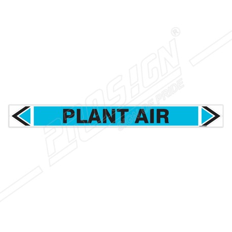 Plant Air Pipe Marking Sticker Sign| Protector FireSafety