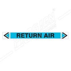 Return Air Pipe Marking Sticker Sign| Protector FireSafety