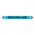 Return Air Pipe Marking Sticker Sign| Protector FireSafety